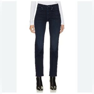 MOTHER High Rise Dark Blue Jeans